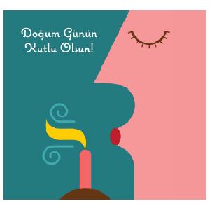 Doğum Günün Kutlu Olsun Kartı